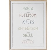 Kunskapstavlan® Plakat jeg er  30x40 cm