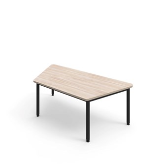 Trapesbord 12:38 FSC HT 140x70 cm svart