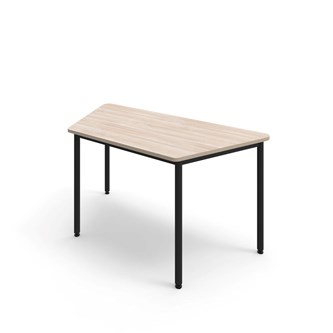 Trapesbord 12:38 FSC HT 140x70 cm svart