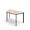 Trapesbord 12:38 FSC HT 140x70 cm svart
