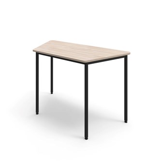 Trapesbord 12:38 FSC HT 140x70 cm svart