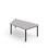 Trapesbord 12:38 FSC DL 140x70 cm svart