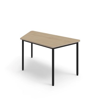 Trapesbord 12:38 FSC DL 140x70 cm svart