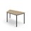 Trapesbord 12:38 FSC DL 140x70 cm svart