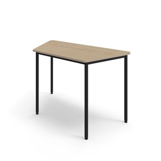 Trapesbord 12:38 FSC DL 140x70 cm svart