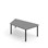 Trapesbord 12:38 FSC HT 140x70 cm svart