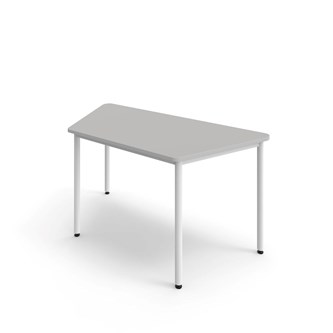 Trapesbord 12:38 FSC akustikk optimal laminat 140x80 cm hvitt