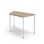 Trapesbord 12:38 FSC akustikk optimal laminat 140x80 cm hvitt