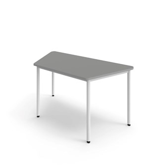Trapesbord 12:38 FSC akustikk optimal laminat 140x80 cm hvitt