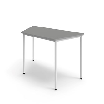 Trapesbord 12:38 FSC akustikk optimal laminat 140x80 cm hvitt