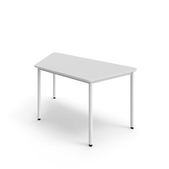 Trapesbord 12:38 FSC akustikk optimal laminat 140x80 cm hvitt
