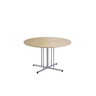 Søylebord 12:38 FSC HT Ø120 cm sølv