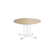 Søylebord 12:38 FSC HT Ø120 cm hvitt