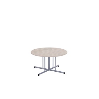 Søylebord 12:38 FSC HT Ø90 cm sølv
