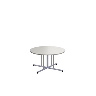 Søylebord 12:38 FSC HT Ø90 cm sølv