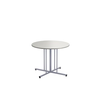 Søylebord 12:38 FSC HT Ø90 cm sølv