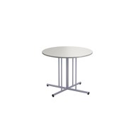 Søylebord 12:38 FSC HT Ø90 cm sølv