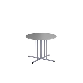 Søylebord 12:38 FSC HT Ø90 cm sølv