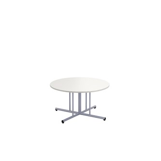 Søylebord 12:38 FSC HT Ø90 cm sølv