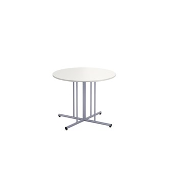 Søylebord 12:38 FSC HT Ø90 cm sølv