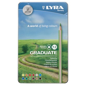 Fargeblyanter Lyra Graduate 12 stk