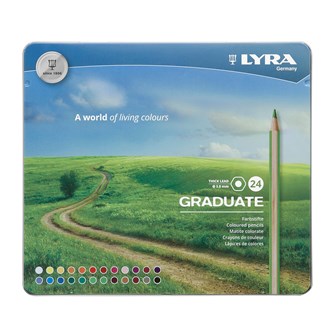 Fargeblyanter Lyra Graduate 24 stk