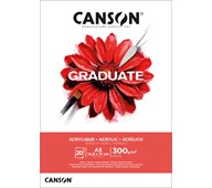 Maleblokk akrylmaling Graduate 300 g A5