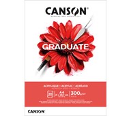 Maleblokk akrylmaling Graduate 300 g A4