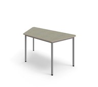 Bord 12:38 akustikk optimal linoleum 160x80x80 cm sølv