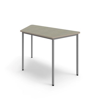 Bord 12:38 akustikk optimal linoleum 160x80x80 cm sølv