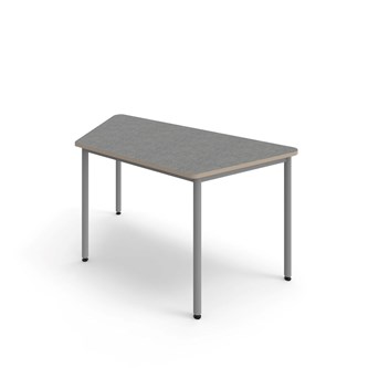 Bord 12:38 akustikk optimal linoleum 160x80x80 cm sølv
