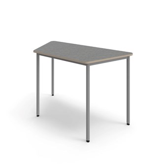 Bord 12:38 akustikk optimal linoleum 160x80x80 cm sølv