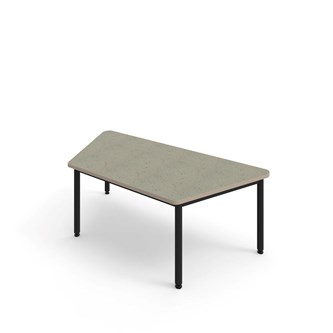 Bord 12:38 Akustikk linoleum 140x70x70 cm svart