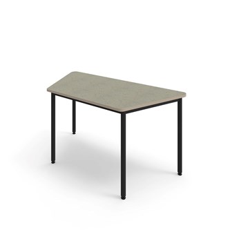 Bord 12:38 Akustikk linoleum 140x70x70 cm svart