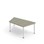 Bord 12:38 akustikk optimal linoleum 160x80x80 cm vitt stativ