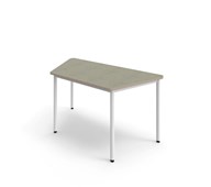 Bord 12:38 akustikk optimal linoleum 160x80x80 cm vitt stativ