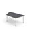 Bord 12:38 akustikk optimal linoleum 160x80x80 cm vitt stativ