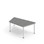 Bord 12:38 akustikk optimal linoleum 160x80x80 cm vitt stativ