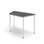 Bord 12:38 akustikk optimal linoleum 160x80x80 cm vitt stativ