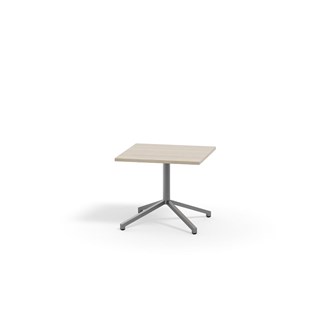 Bord Pilare akustikklaminat 70x70 cm sølv