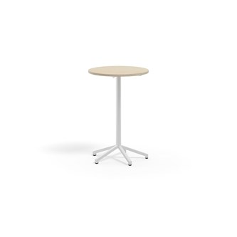 Bord Pilare akustikklaminat Ø70 cm hvit