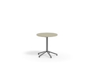 Bord Pilare akustikk linoleum Ø70 cm sølv