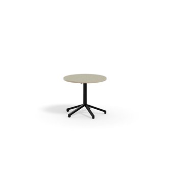 Bord Pilare akustikk linoleum Ø70 cm svart