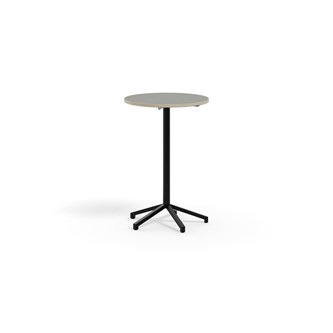 Bord Pilare akustikk linoleum Ø70 cm svart