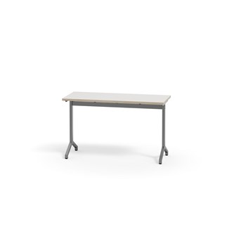 Bord Pilare akustikklaminat 120x50 cm sølv