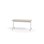 Bord Pilare akustikklaminat 120x50 cm hvit