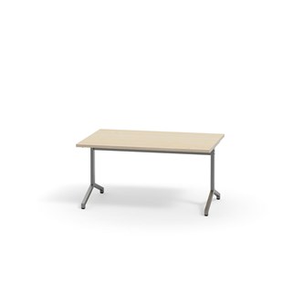 Bord Pilare akustikklaminat 120x70 cm sølv