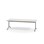 Bord Pilare akustikklaminat 180x80 cm sølv