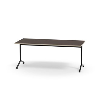 Bord Pilare akustikklaminat 180x80 cm svart