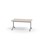 Bord Pilare akustikklaminat 120x80 cm sølv